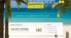 Desktop Screenshot of downtowntans.com